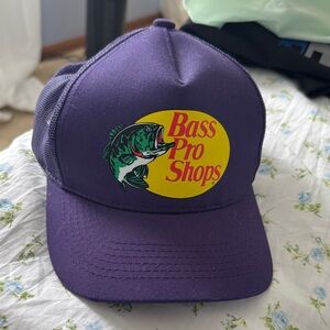 Bass Pro Shops Dark Purple Cap with Logo